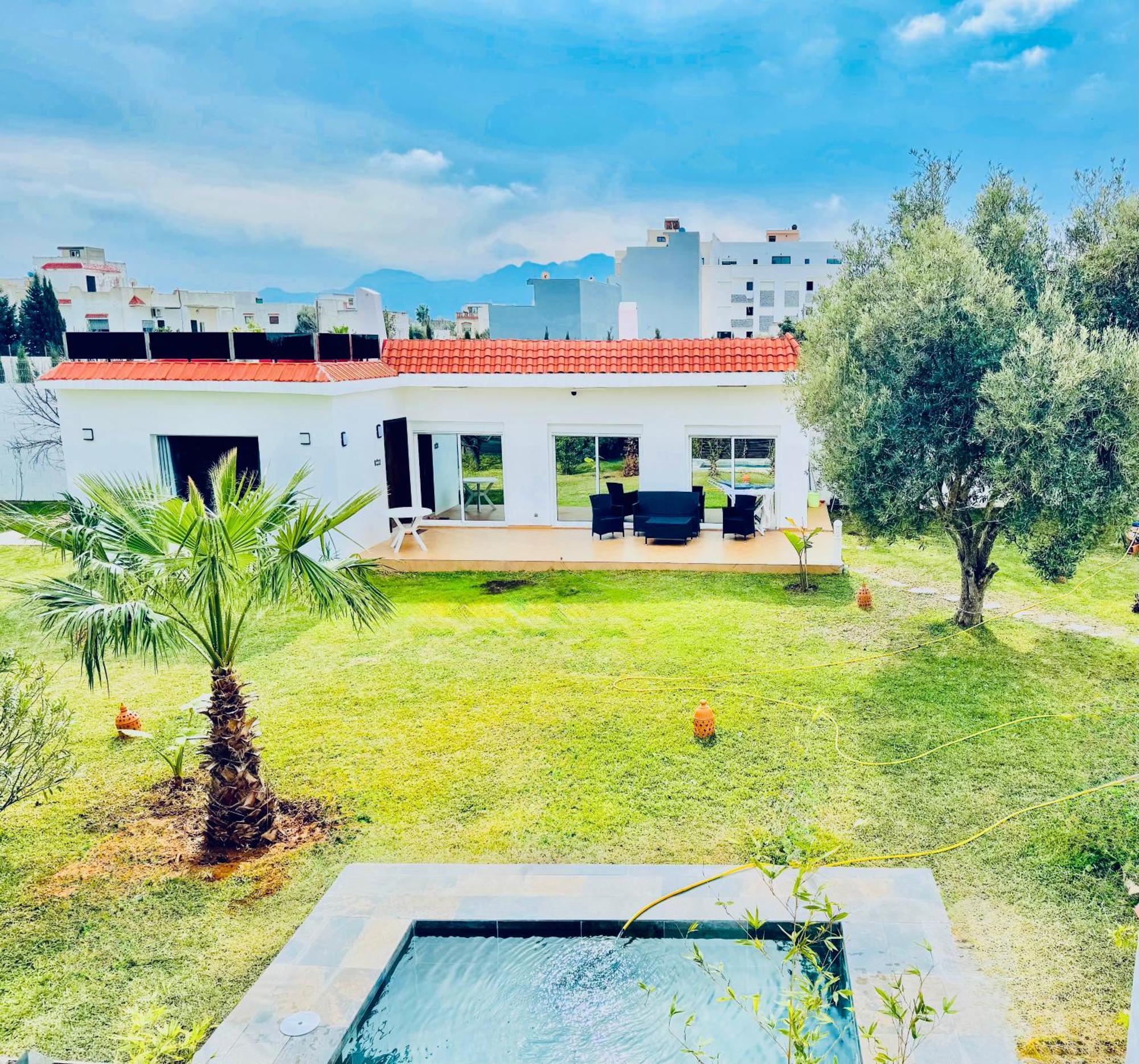 Central Villa With Pool Garden 5Km Sea Cabo Tetouan Exterior photo